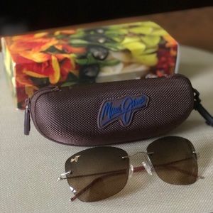 NWT Maui Jim Apapane Rimless Sunglasses